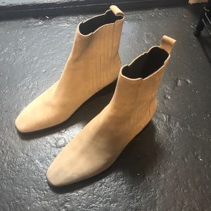 Aeyde suede beige boot euro 38 never worn